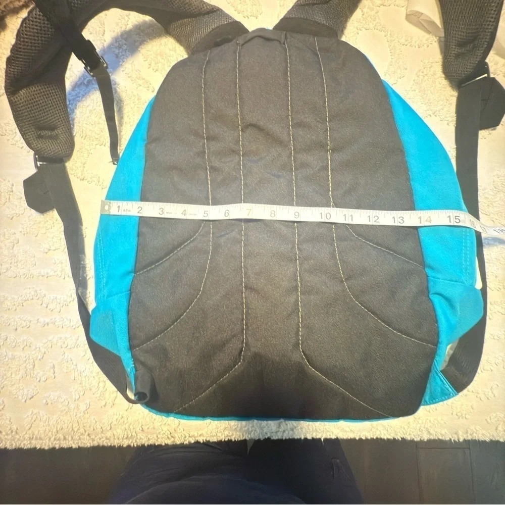 JanSport Blue and White Backpack